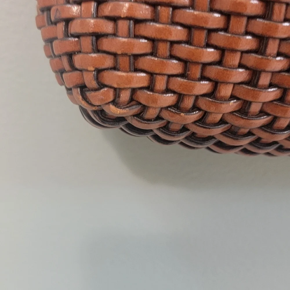 Nine &‎ Co Vintage Woven Brown Boho Gypsy Trendy Y2k Shoulder Bag